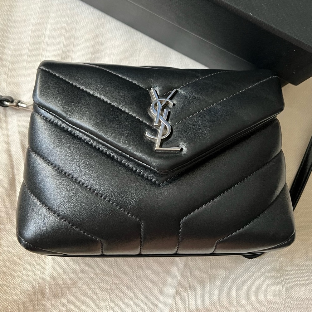 Saint Laurent Toy Loulou Quilted Leather Crossbody Bag